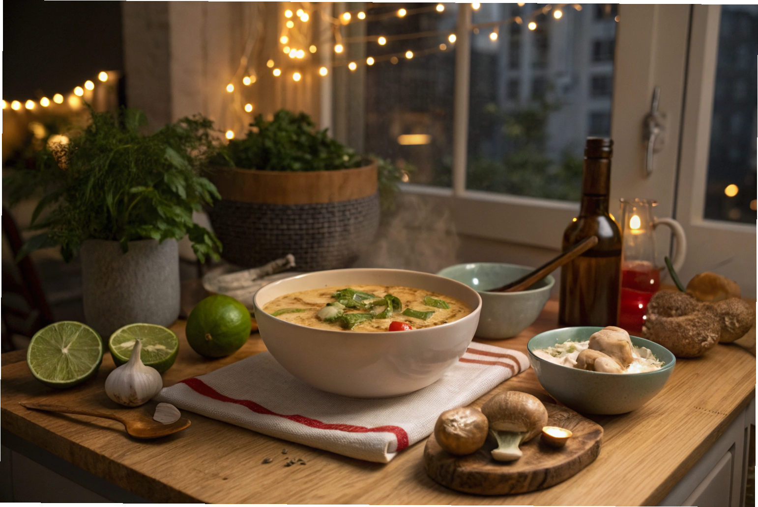 Cozy & Quick: Thai Coconut Soup for Weeknights & Family Meals